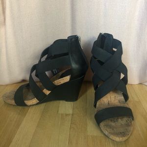BCBGeneration Bevlea-X Strappy Wedge Sandals